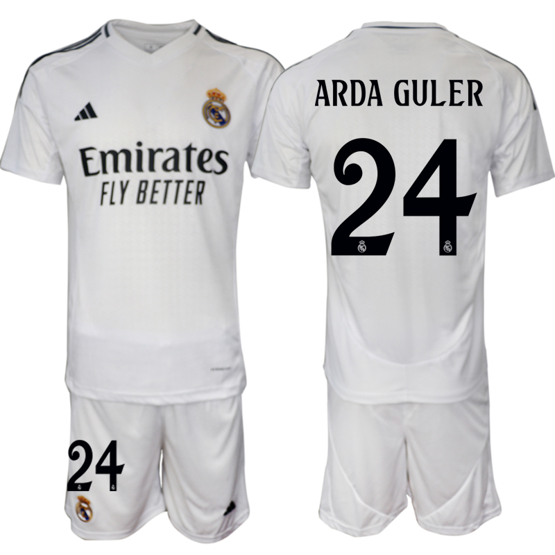 Men 2024-2025 Club Real Madrid home White #24 Soccer Jersey->real madrid jersey->Soccer Club Jersey